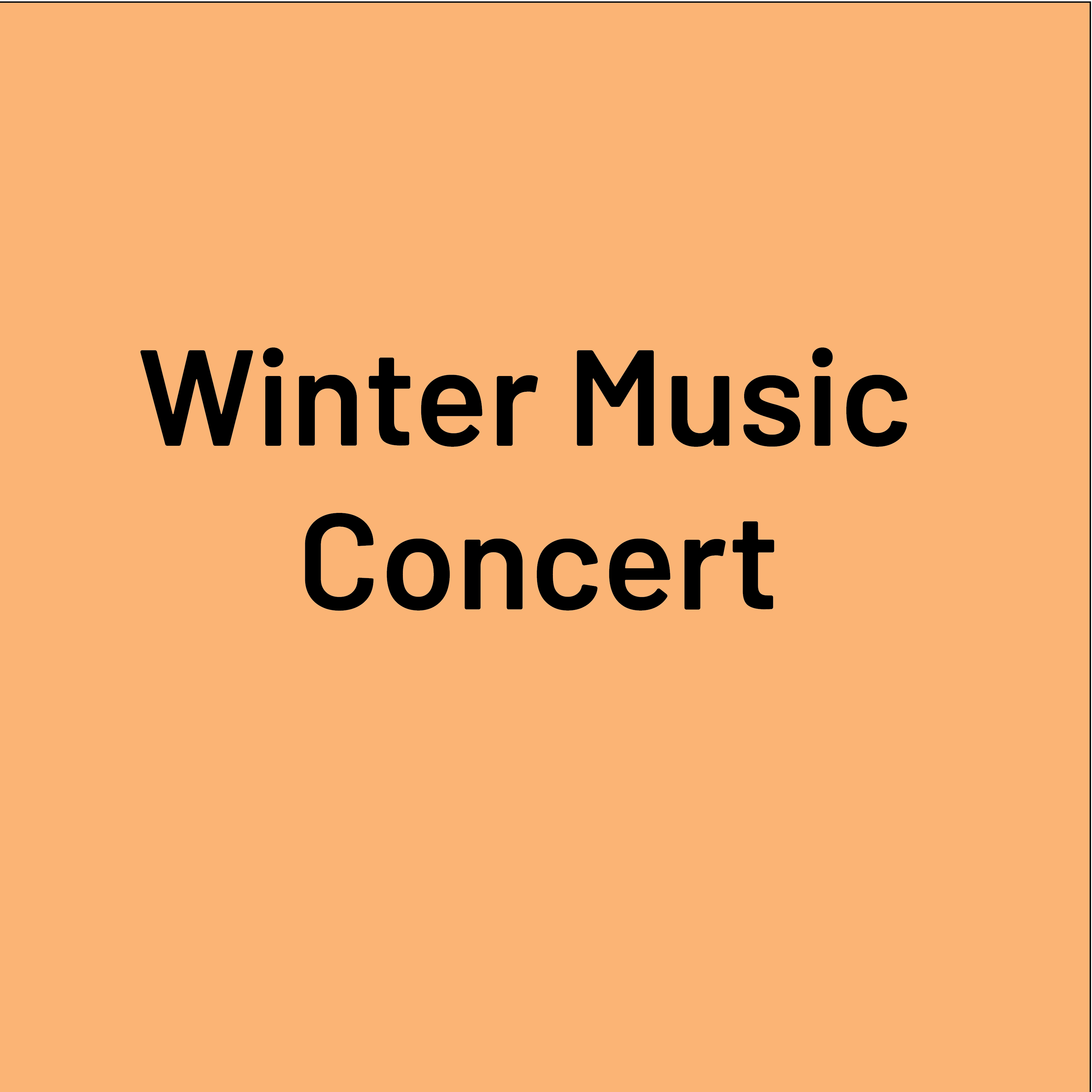 Winter Music Concert