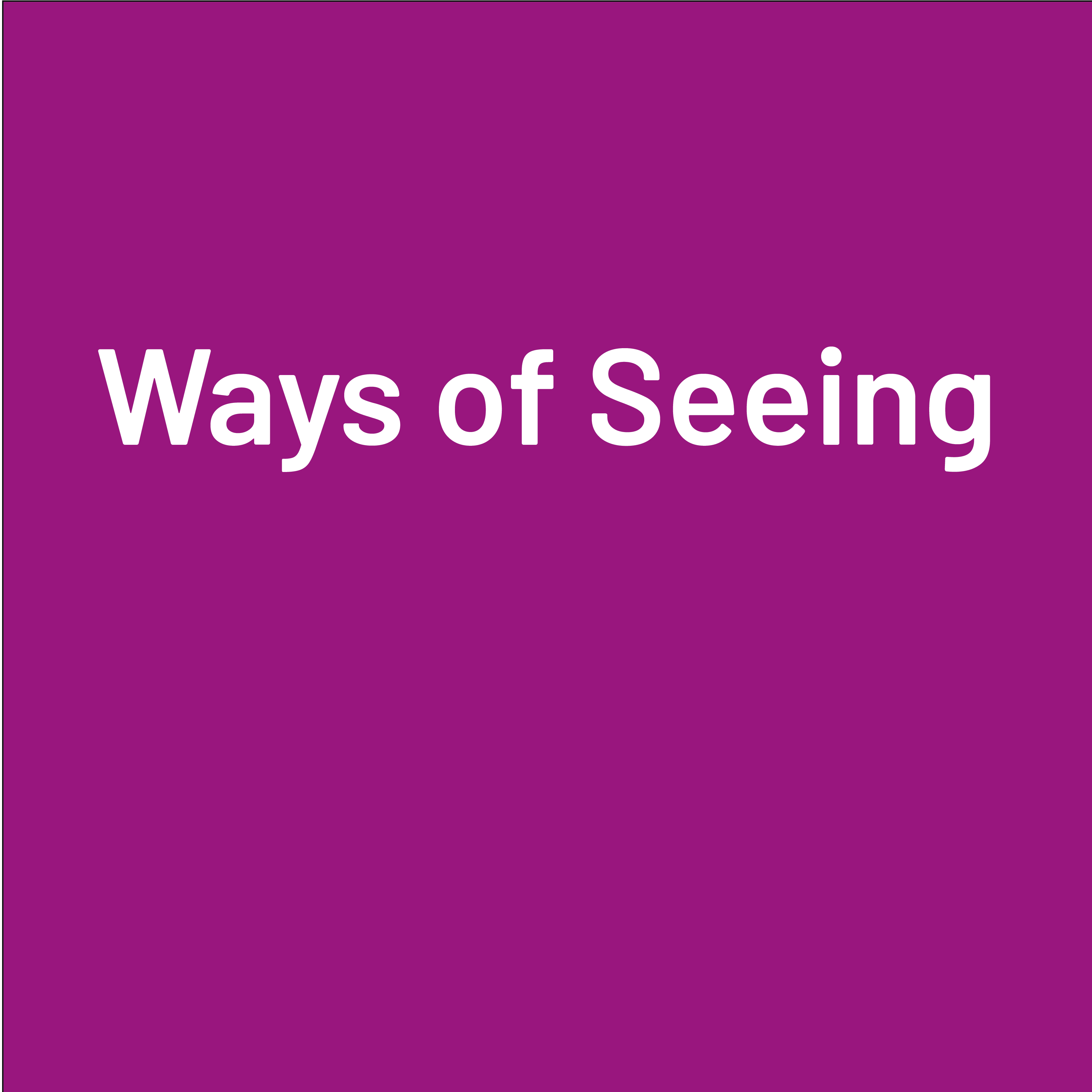 Ways of Seeing